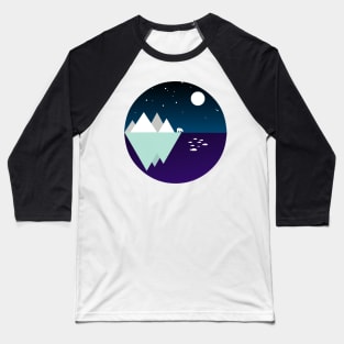 Minimalist nature art Baseball T-Shirt